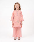 Girls Essentials Embroidered Dyed 2 Pc