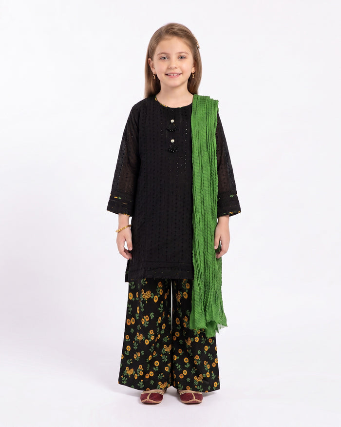 Girls Essentials Printed 3 Pc