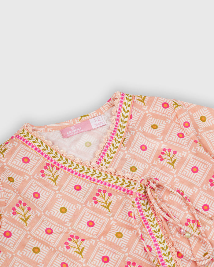 Girls Essentials Printed 3 Pc