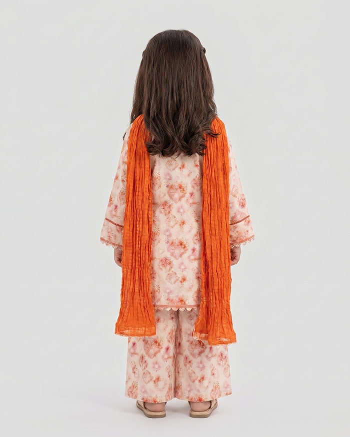 Girls Essentials Printed 3 Pc