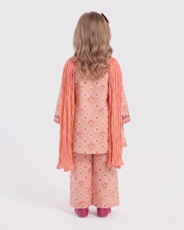 Girls Essentials Printed 3 Pc