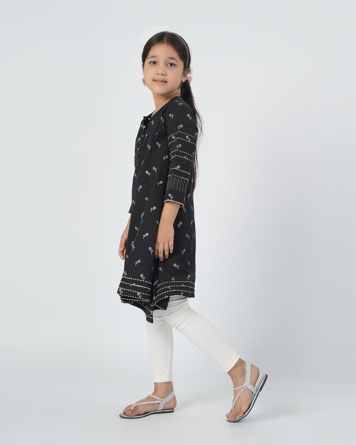 Girls Frock - Black