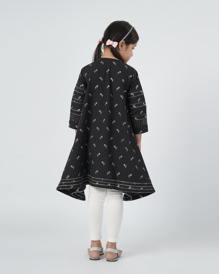 Girls Frock - Black
