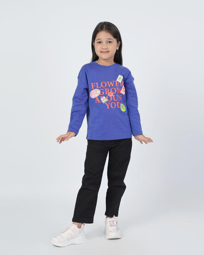 Girls Full Sleeves T-Shirt