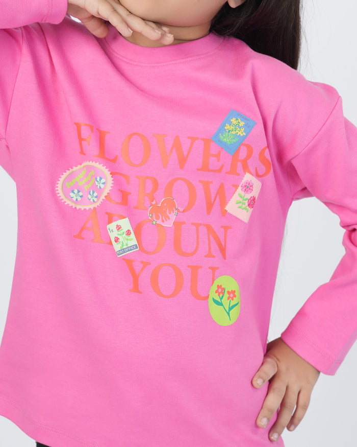 Girls Full Sleeves T-Shirt