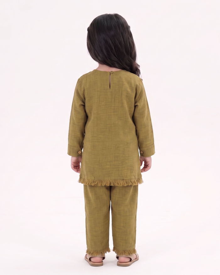 Girls Fusion Dyed 2 Pc