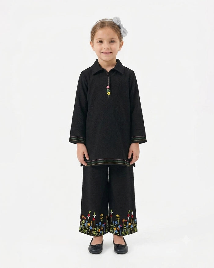Girls Fusion Embroidered 2 Pc