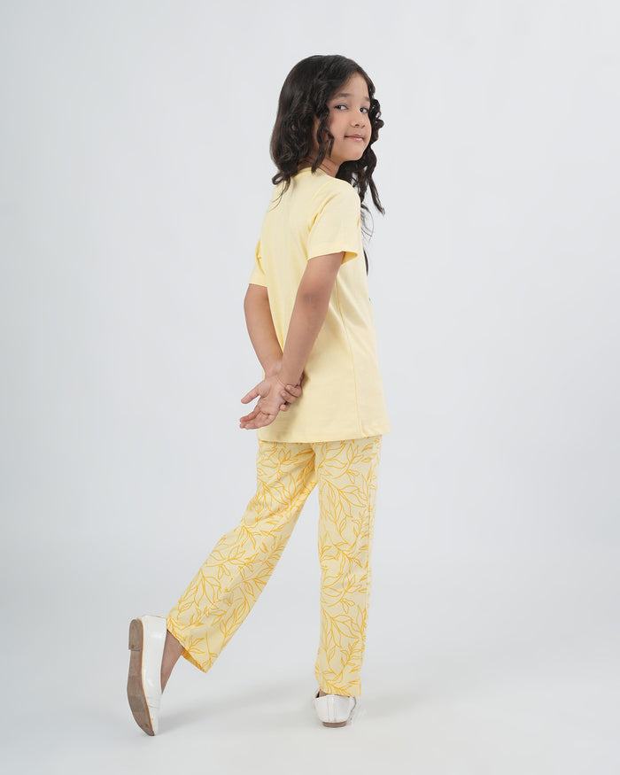 Girls Half Sleeves Night Suit