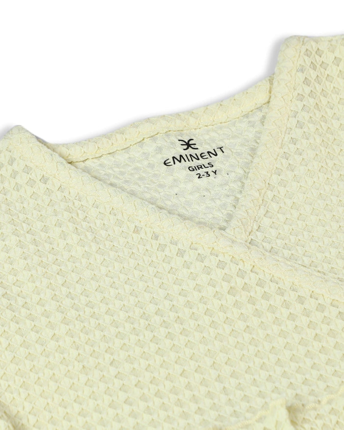 Eminent Girls Half Sleeves T-Shirt - Yellow, Girls T-Shirts, Eminent, Chase Value