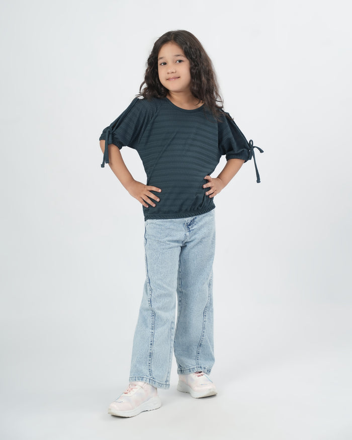 Girls Half Sleeves T-Shirt