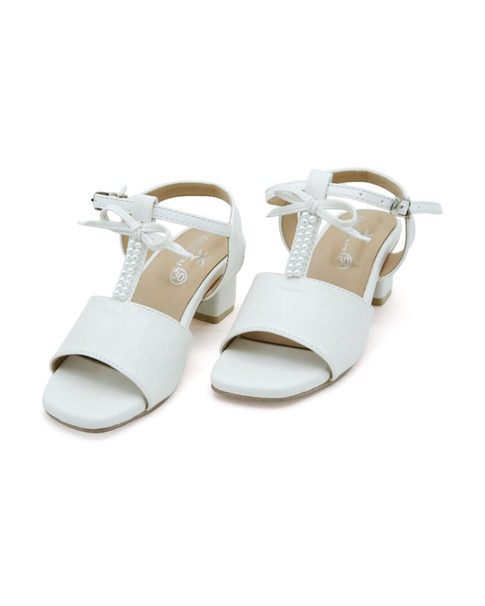 Eminent Girls Heel Sandal - White, Girls Sandals, Eminent, Chase Value