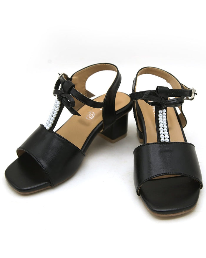 Eminent Girls Heel Sandal - Black, Girls Sandals, Eminent, Chase Value