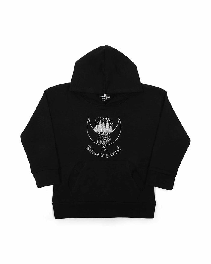 Eminent Girls Full Sleeves Hoodie Jacket - Black, Girls Hoodies & Sweat Shirts, Eminent, Chase Value