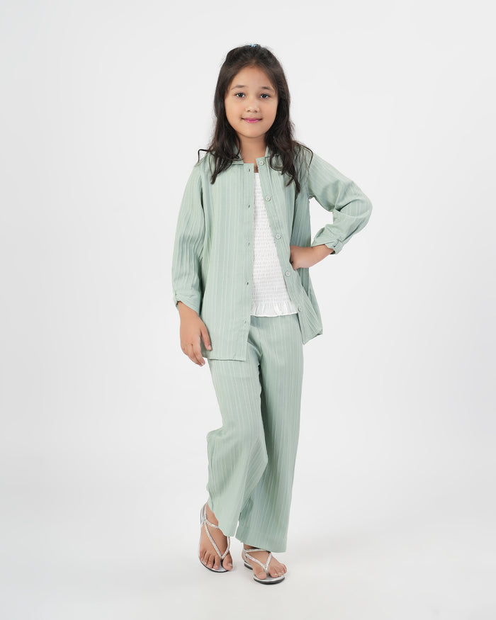 Girls Plain Fusion 2 Pc