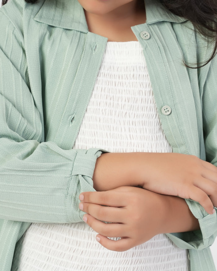 Girls Plain Fusion 2 Pc