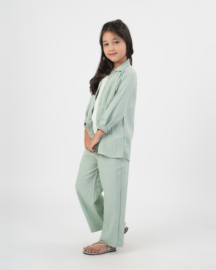 Girls Plain Fusion 2 Pc