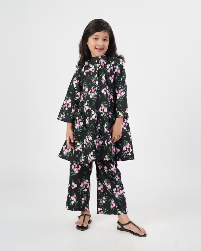 Girls Printed 2 Pc