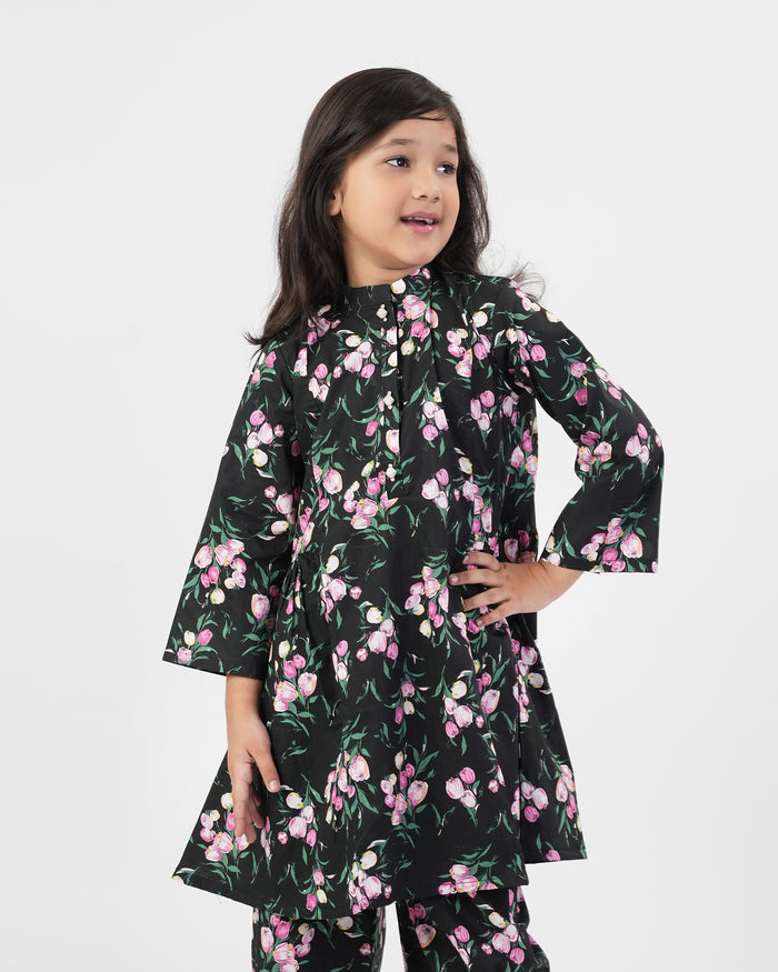 Girls Printed 2 Pc