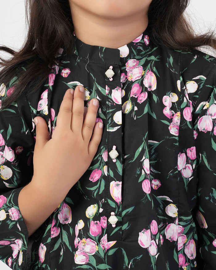 Girls Printed 2 Pc