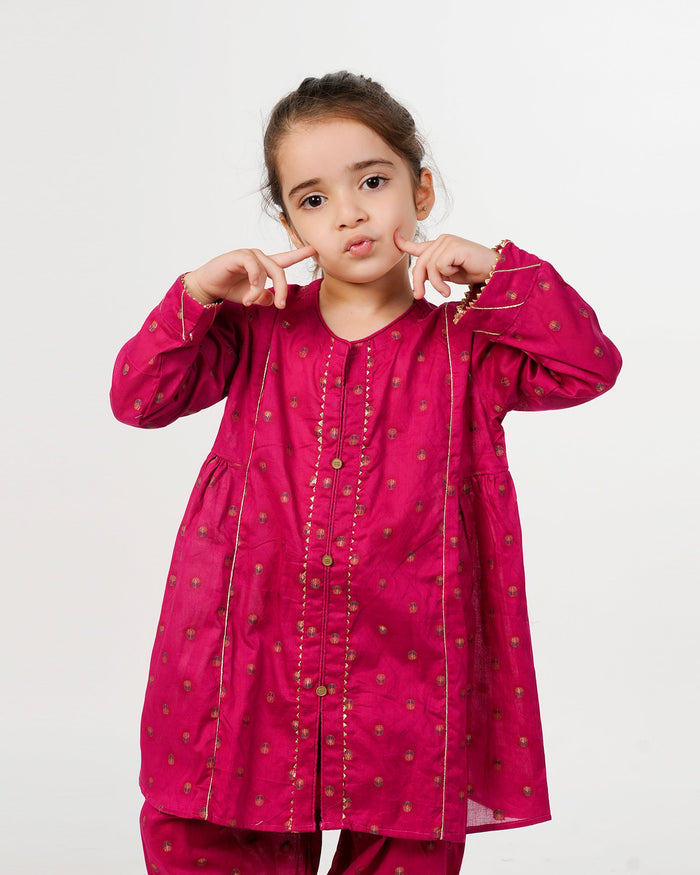 Girls' Printed 2 Pc