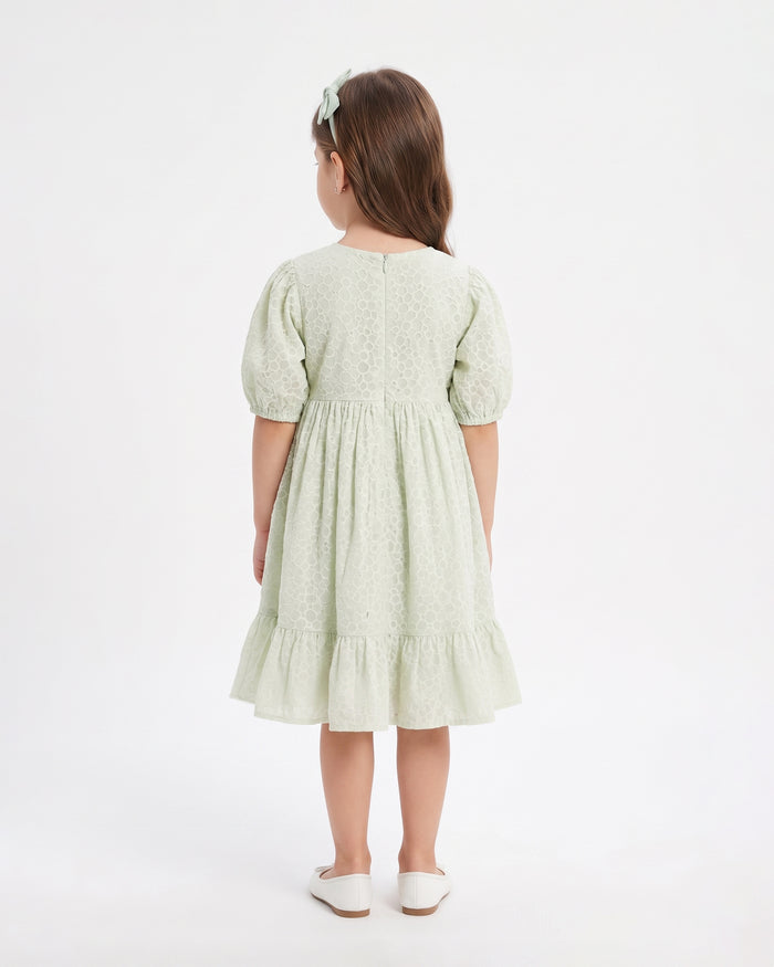Girls Printed Cotton Frock