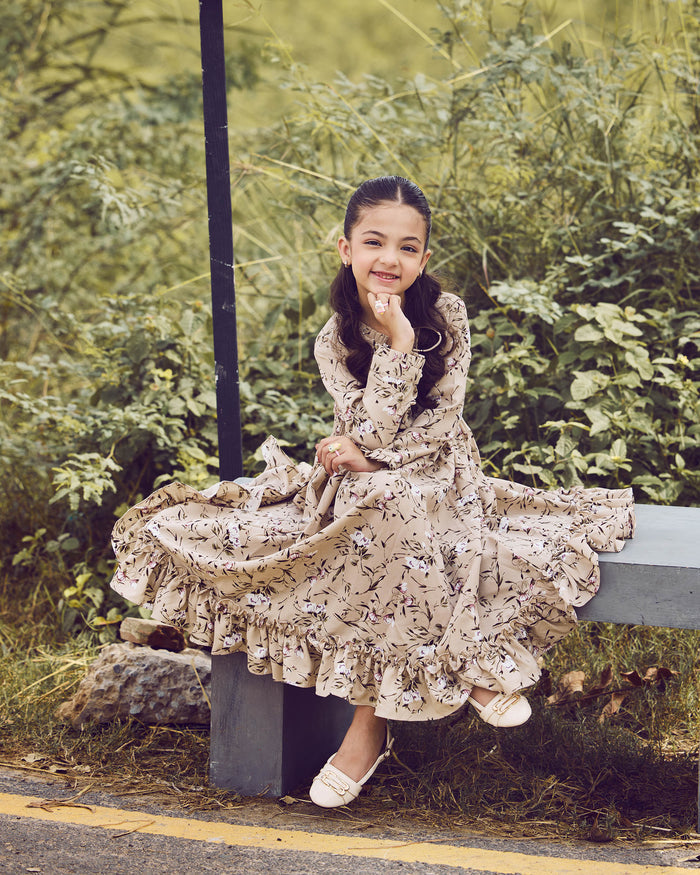 Girls Printed Frock