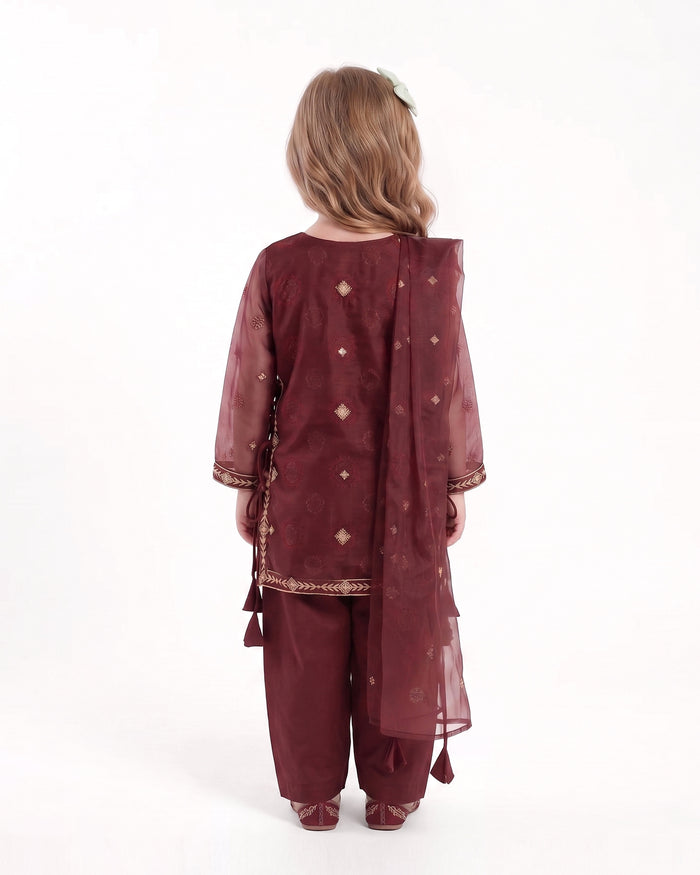 Girls Signature Embroidered 2 Pc