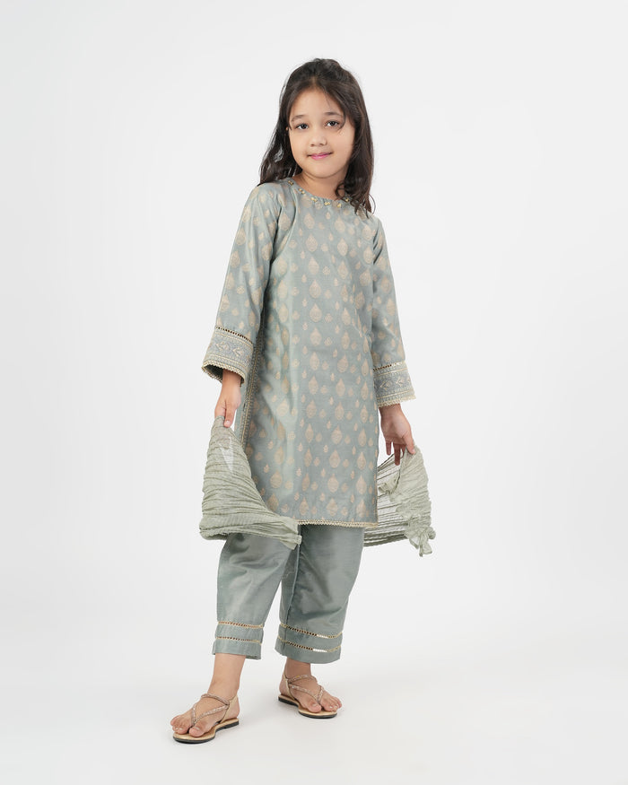 Girls Signature Embroidered 3 Pc