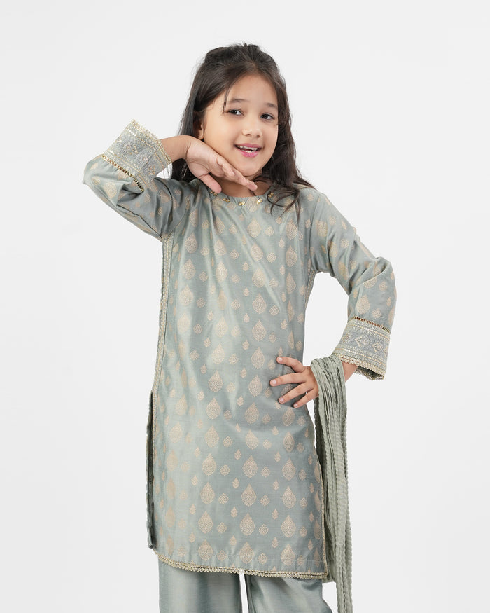 Girls Signature Embroidered 3 Pc