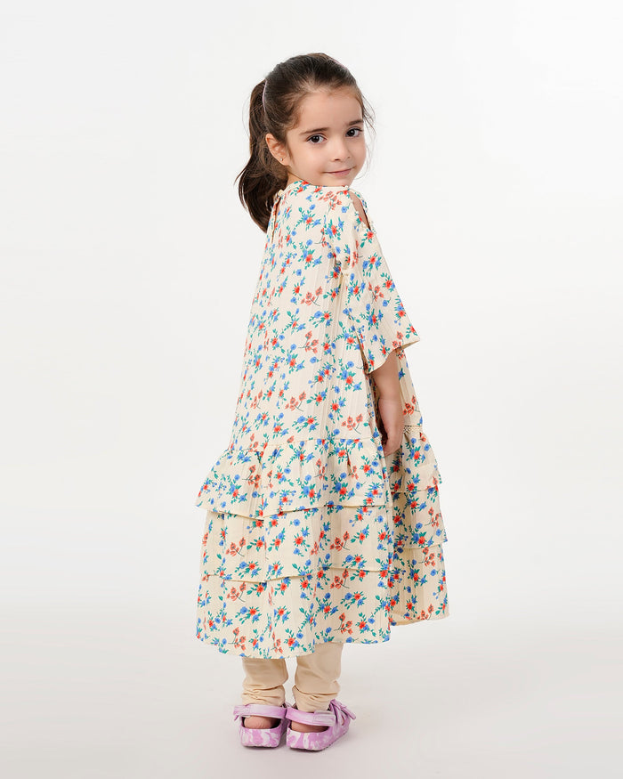 Eminent Girls Woven Frock - Off White, Girls Frocks, Eminent, Chase Value