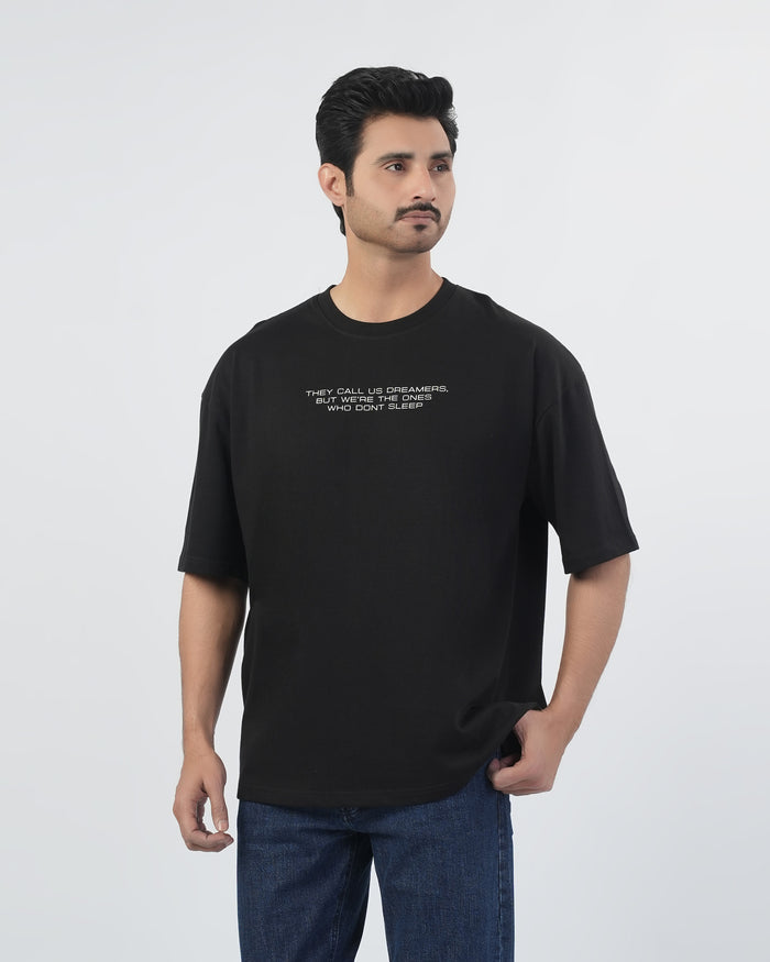 Graphic Jersey Over Size T-Shirt