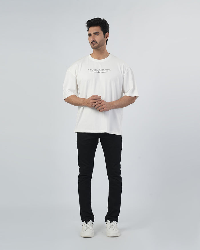 Graphic Jersey Over Size T-Shirt