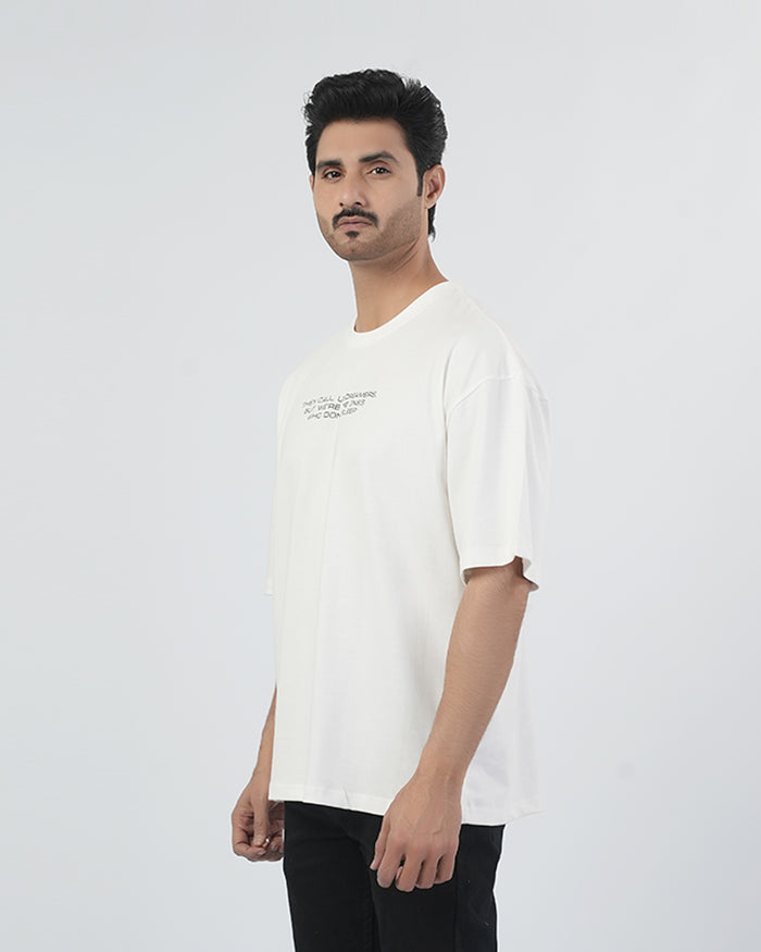Graphic Jersey Over Size T-Shirt