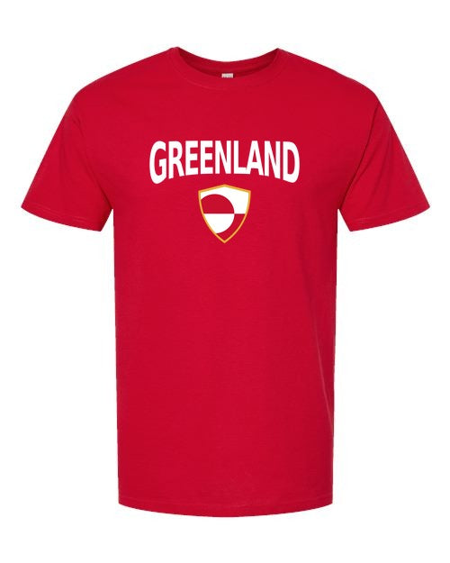 Greenland Arched Crest Soccer Tee — NYC Factory