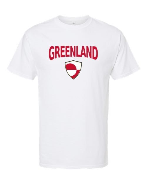 Greenland Arched Crest Soccer Tee — NYC Factory