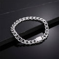 High-end Men's Fine 925 sterling Silver Bracelet 10MM