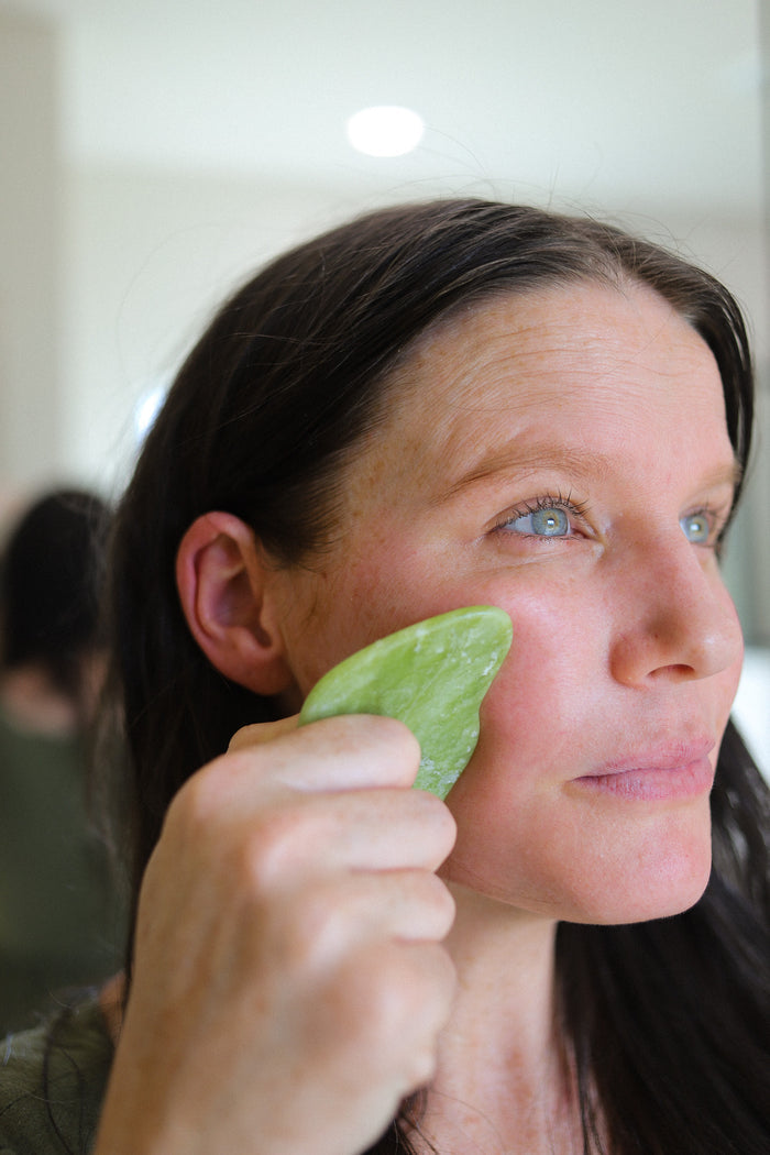 Jade Facial Stone