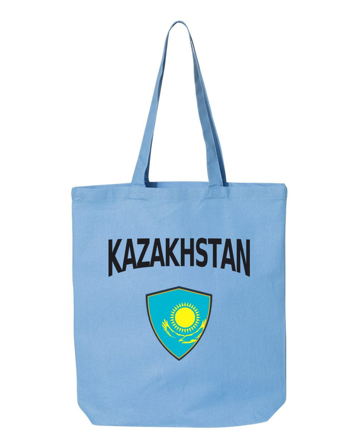 Kazakhstan Soccer Tote Bag — Arched National Crest | NYC Factory