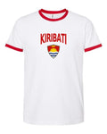 Kiribati Arched Crest Soccer Ringer Tee — NYC Factory