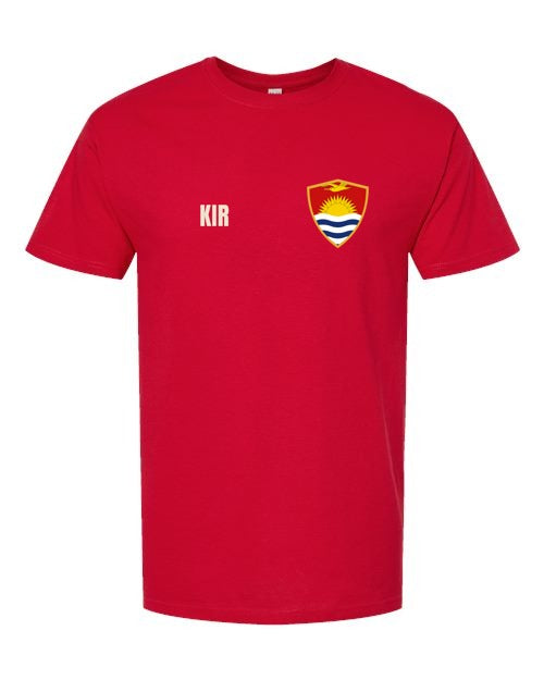 Kiribati Soccer Tee — Retro National Crest | NYC Factory