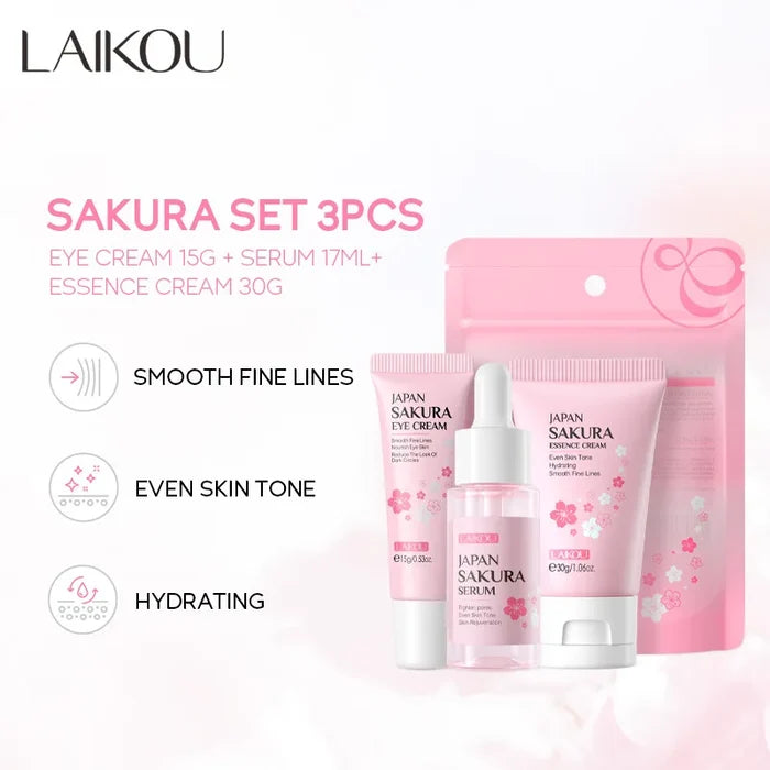 LAIKOU 3-Piece Facial Skincare Gift Set