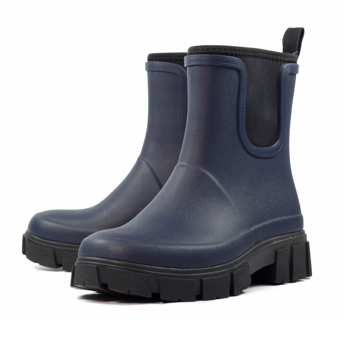 Lake Navy Ankle Wellington