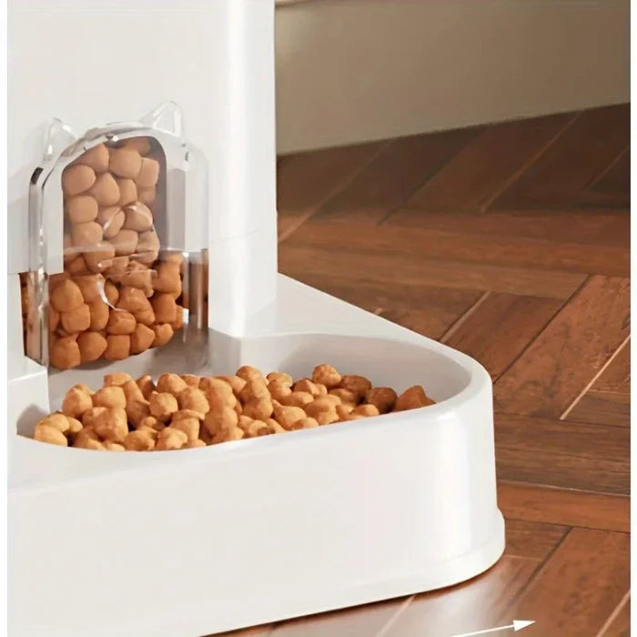 Large Capacity Automatic Pet Feeder & Water Dispenser for Cats and Dogs
