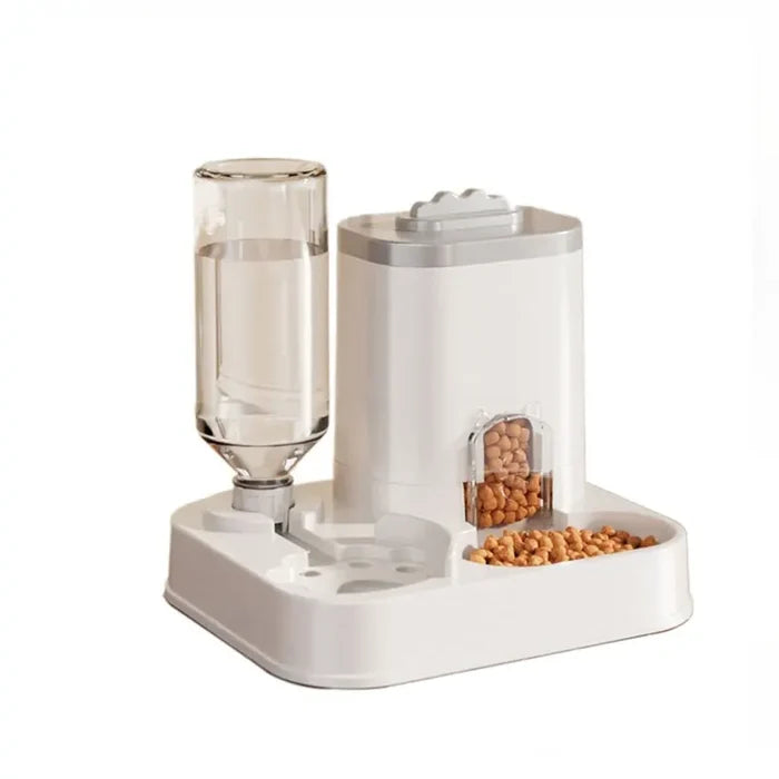 Large Capacity Automatic Pet Feeder & Water Dispenser for Cats and Dogs