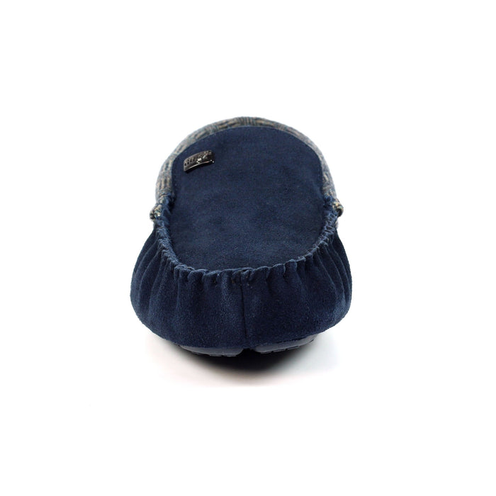 Lazy Dogz Mens Worley Navy Slipper