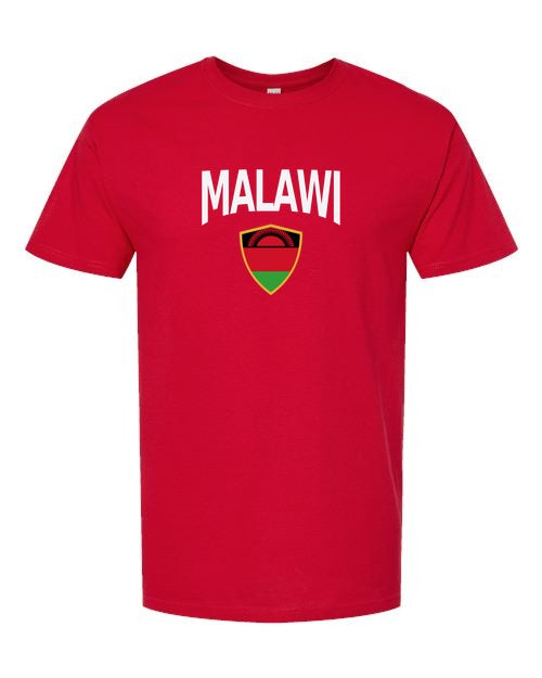 Malawi Arched Crest Soccer Tee — NYC Factory
