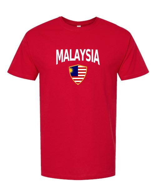 Malaysia Arched Crest Soccer Tee — NYC Factory