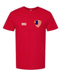 Malaysia Soccer Tee — Retro National Crest | NYC Factory