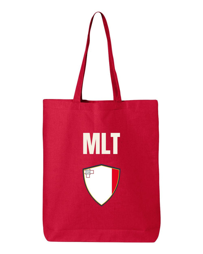 Malta Soccer Tote Bag — National Crest Badge | NYC Factory