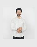Eminent Men's Casual Check Shirt - White, Men's Shirts, Eminent, Chase Value